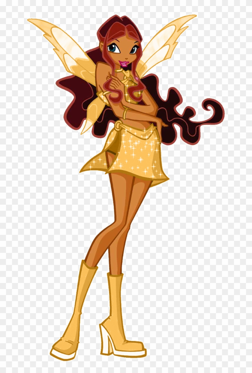Aisha Gold Transform By Alexaspears1333 - Winx Club Layla Charmix #745317