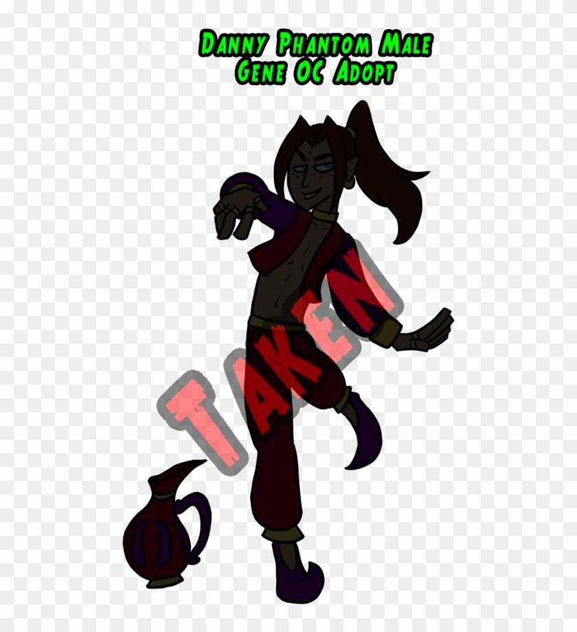 Danny Phantom Male Genie Oc Adopt Taken By The Clockwork - Danny Phantom Genie #745913