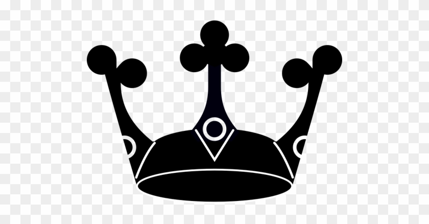 Simple Crown Silhouette - Crown Png Silhouette #746422