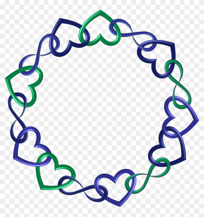 Circle Sixteen Infinity Hearts By Happyare - Hearts In A Circle #746482