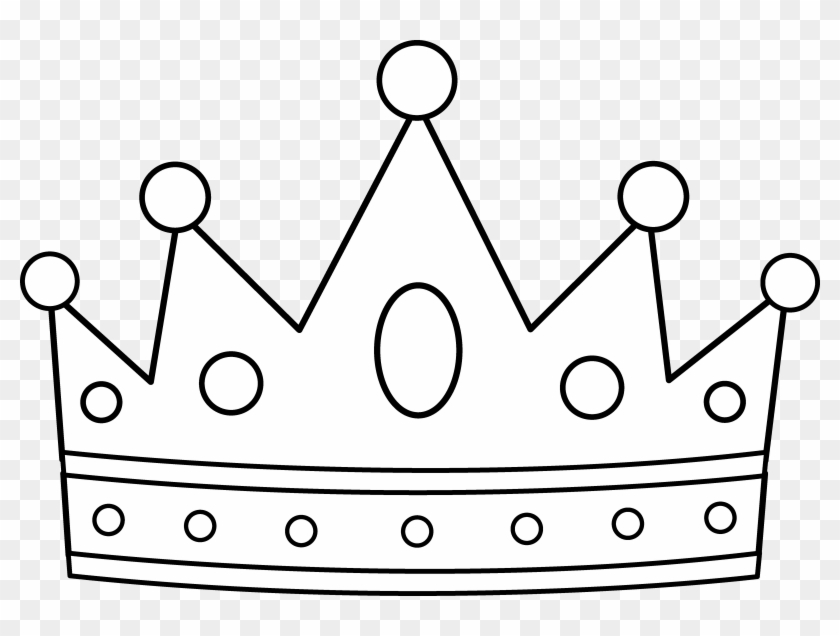 Pin Princess Crown Clipart Black And White - King T Shirt Design #746485