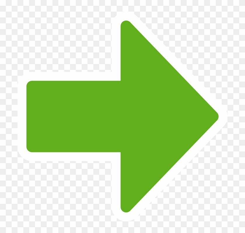 Green Arrow Scalable Vector Graphics Clip Art - Green Arrow Pointing Right #746496