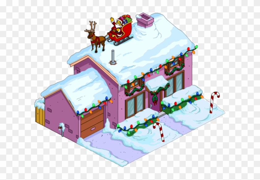 Christmas Purple House - The Simpsons: Tapped Out #746728