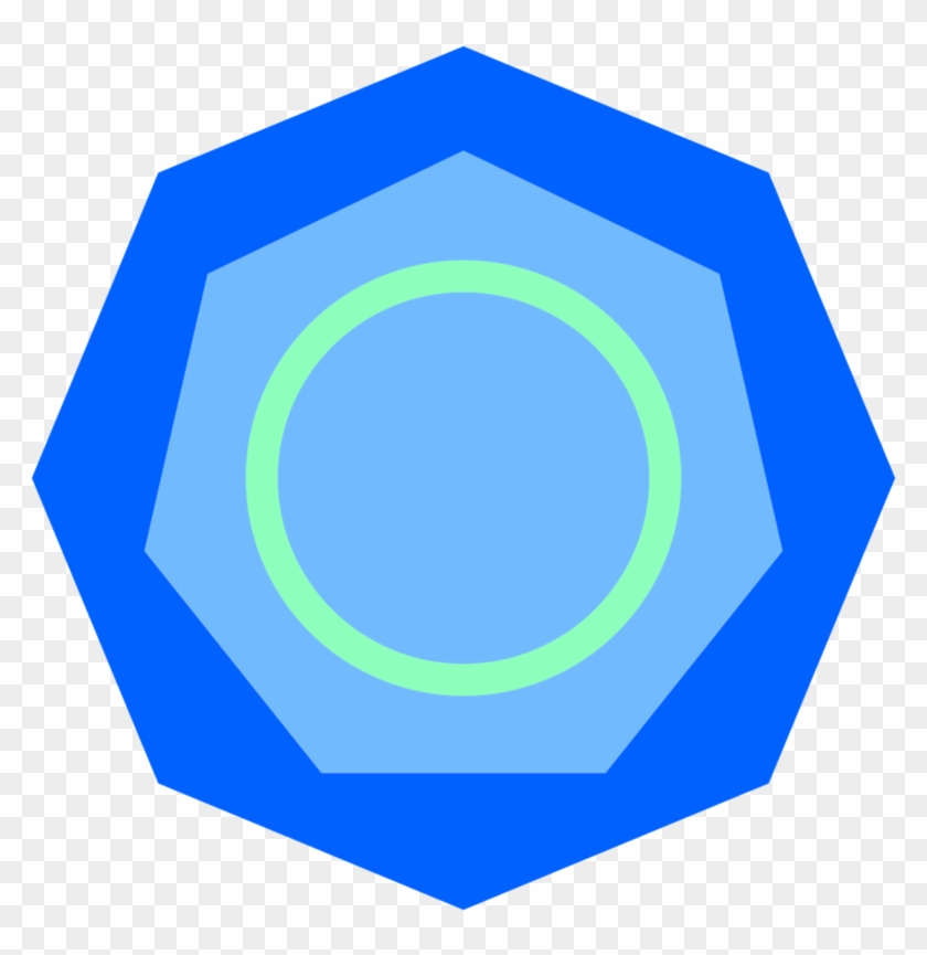 Octagon, Heptagon, Ring By K45mm - Circle #747065