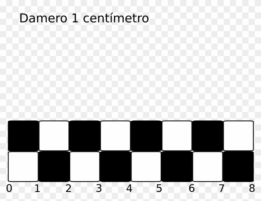 Damero 1 Centímetro - Testigo Métrico #747122