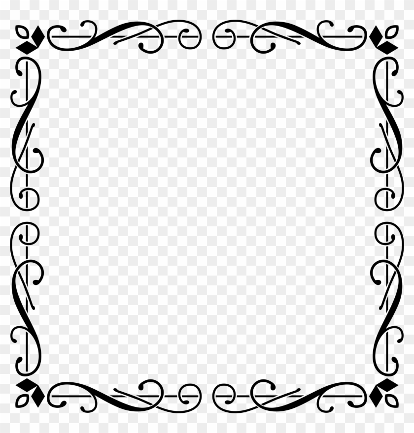 Big Image - Elegant Fancy Border Design #747518