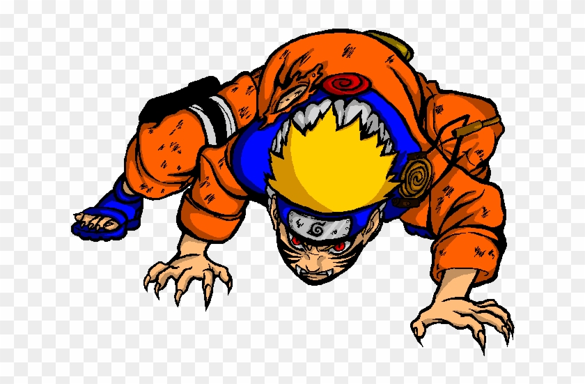 Nine Tailed Naruto, Stage 3 Without Chakra By The Marker - Naruto #748101