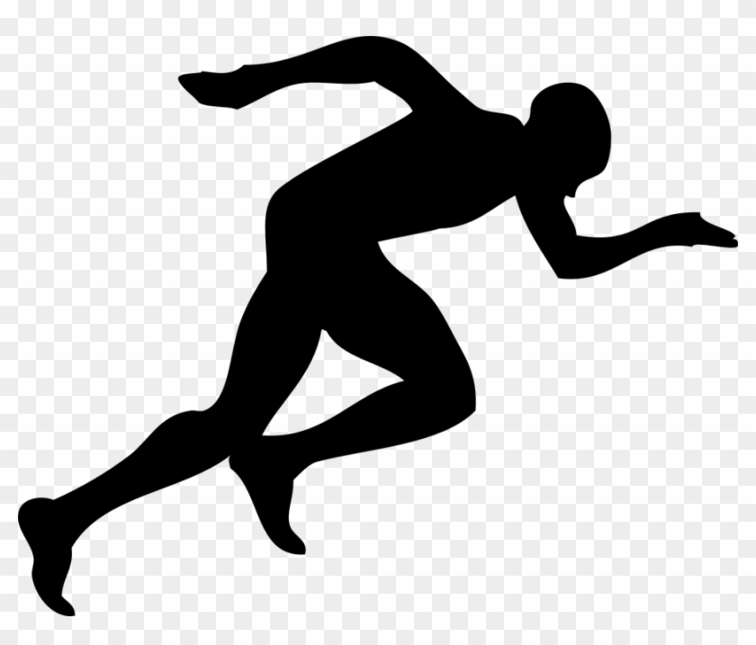 Onu Men's Indoor Track And Field - Silhouette Of A Runner #748742