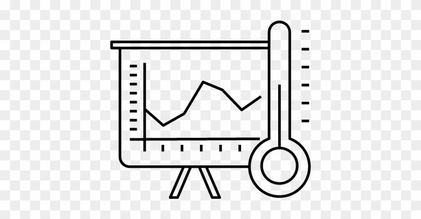 Temperature Graph Vector - Statistical Graphics #748760
