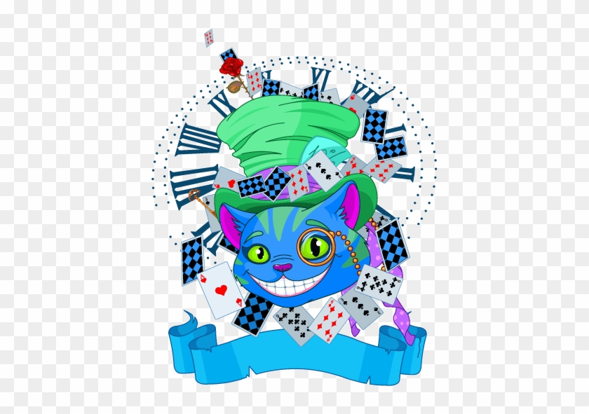 Alice In Wonderland Cheshire Cat Lookalike Wheelchair - Scv32 Galaxy A8 ギャラクシー スマホケース Au エー #749004