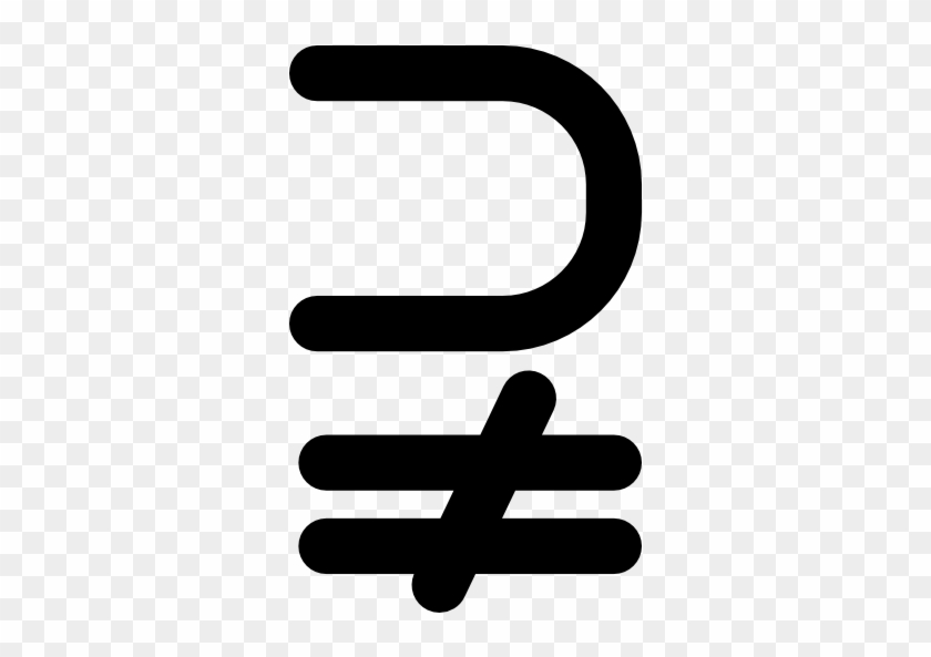 Mathematic, Symbols, Symbol, Binary Relations, Superset - Simbolo De Conjunto Igual #749093