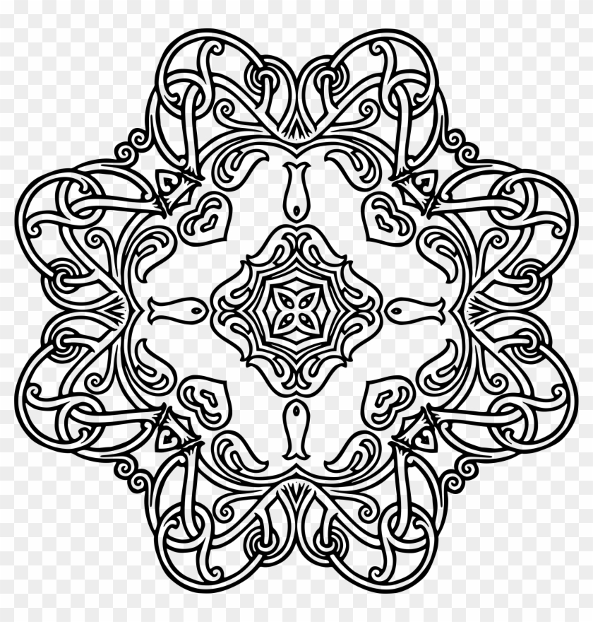 Geometric Design 18 - Floral Design And Geometrical Design #750798