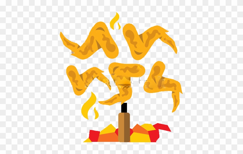 Buffalo Wing Fried Chicken Clip Art - Buffalo Wing #751509