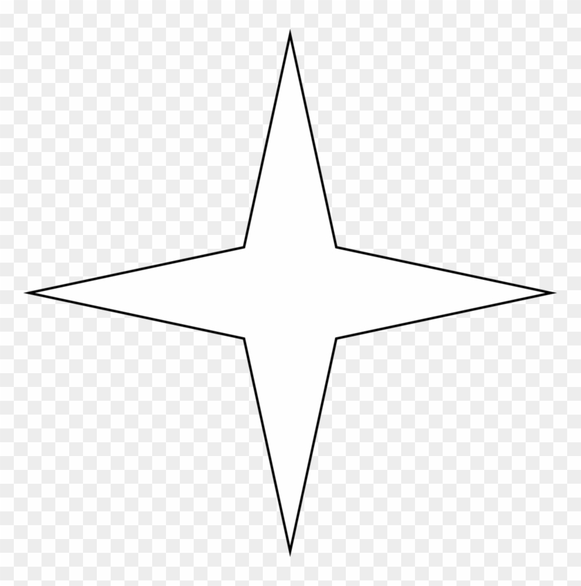 Star Templates - Dessin Etoile 4 Branches #751561