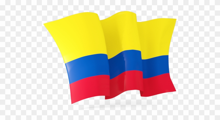 Illustration Of Flag Of Colombia - Colombia Flag Waving #752749