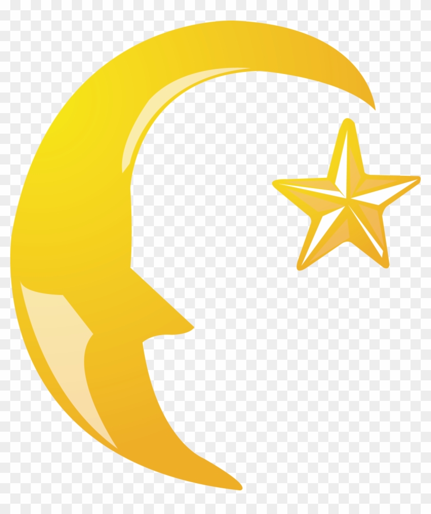 Moon And Stars - 卡通 月亮 #752931