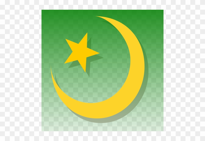 Star And Crescent Moon - Islam Sun And Moon #752953