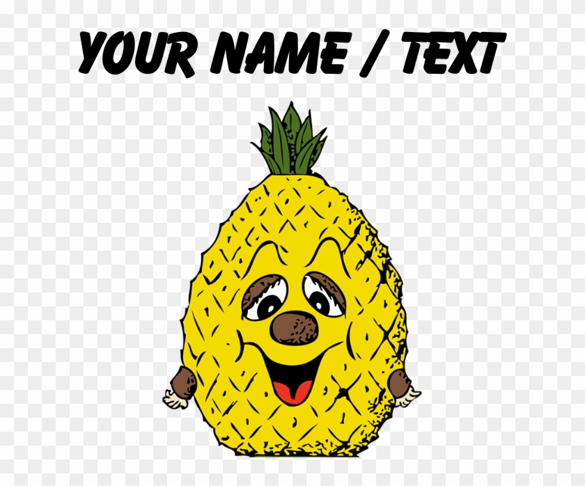 Custom Cartoon Pineapple Shower Curtain - Cartoon Pineapple Shower Curtain #753733