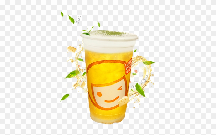 Green Tea With Salted Cheese - Happy Lemon #753757