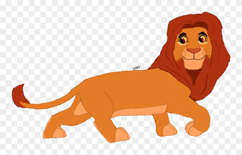 Adult Simba By Scifibeatlesgleek - Adult Simba Png #753834