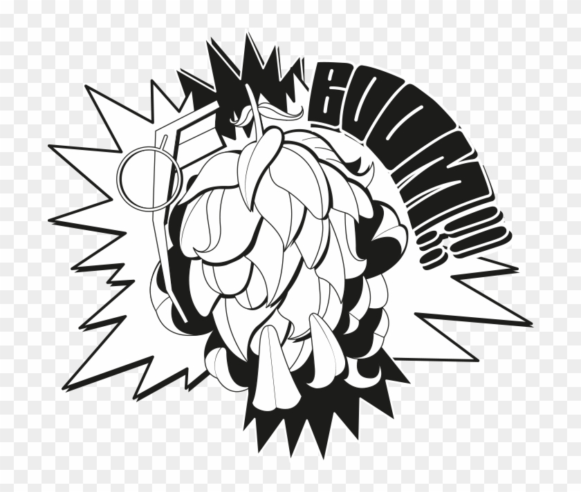 Beer Common Hop Drawing Clip Art - Beer Common Hop Drawing Clip Art #754414