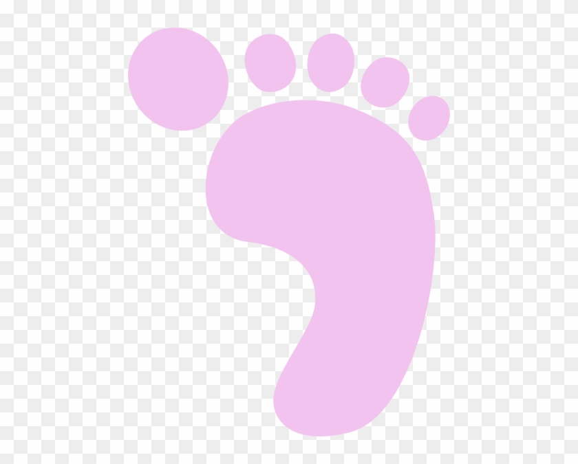 Baby Footprints Clip Art Oahxws Clipart - Pink Baby Footprints Black Background #754450