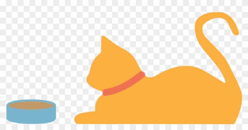 Cat Food - Cat Silhouette Laying Down #754654