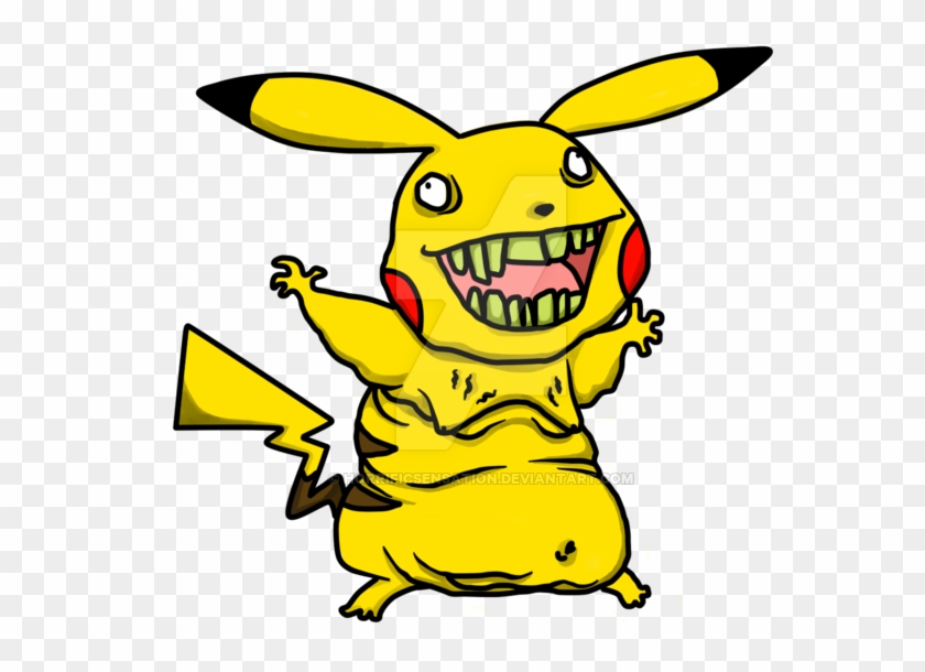 Fat Pikachu By Horrificsensation - Cartoon #754751