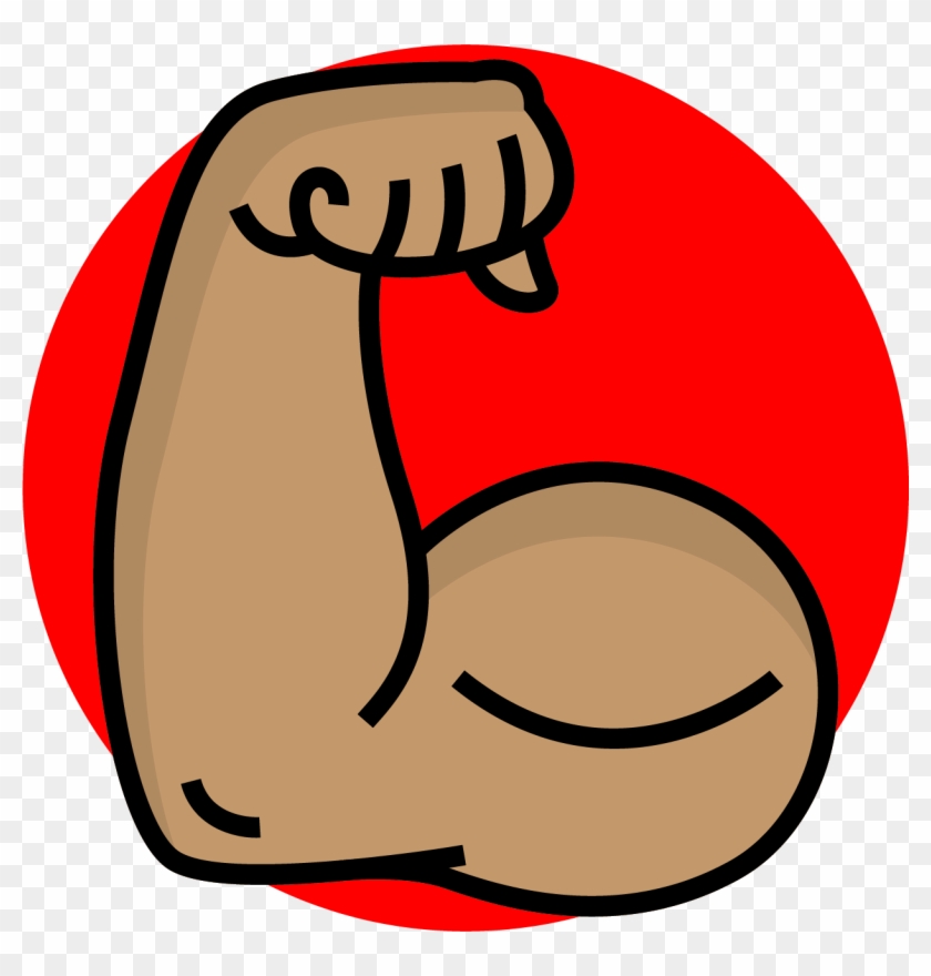 Arm Muscle Clip Art - Brazo Fuerte Animado #754762