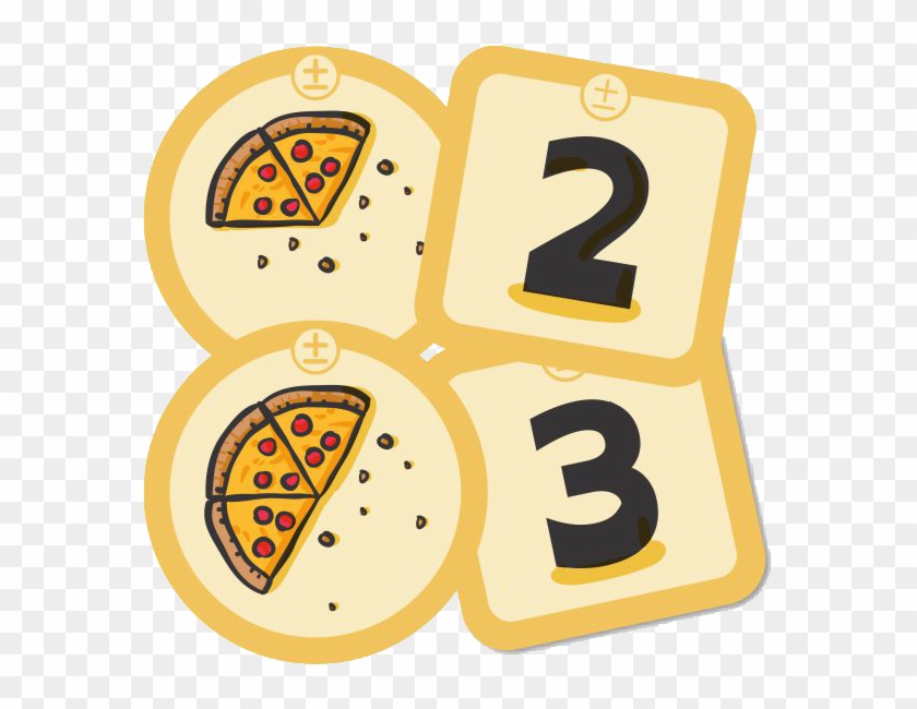Esta Atividade Trabalha A Associação Entre Número E - Pizza #754783