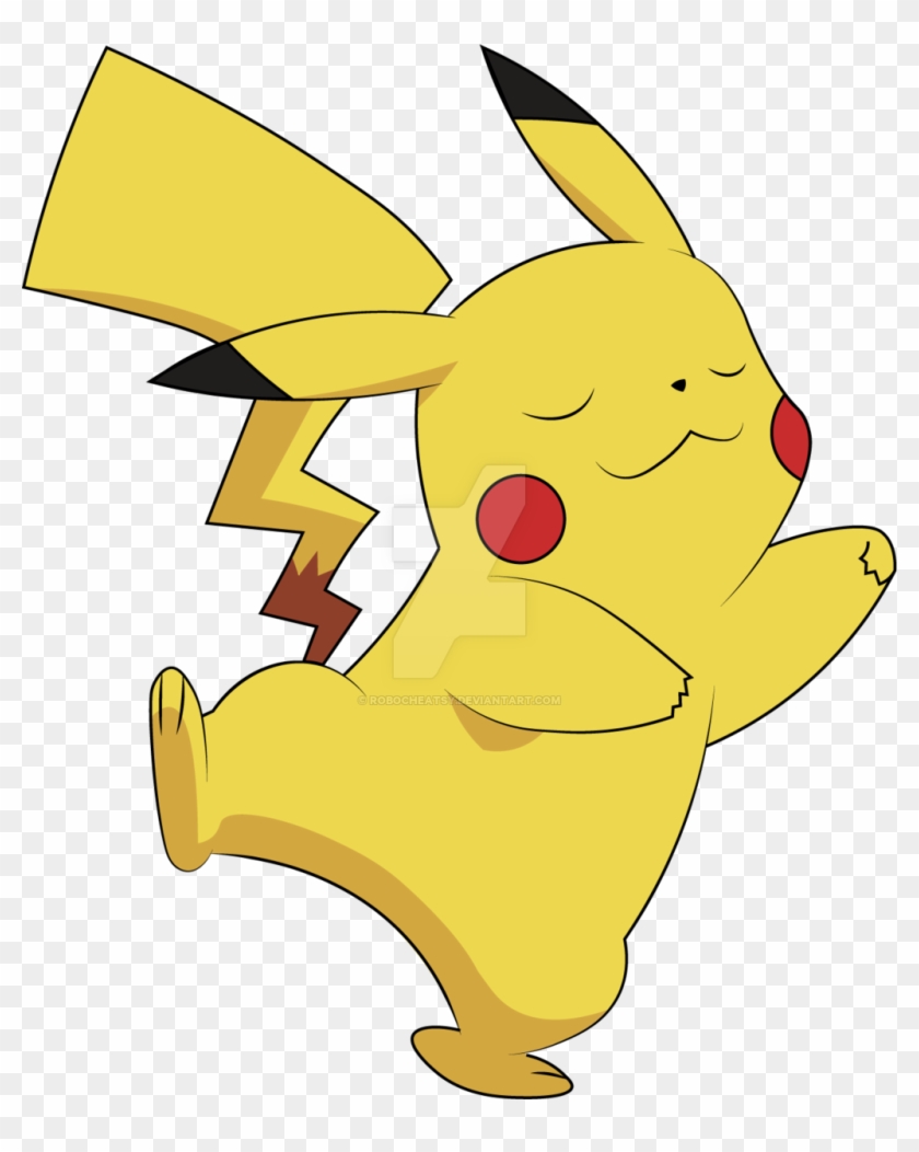 Pikachu Vector By Robocheatsy - Vector Image Of Pikachu #754794