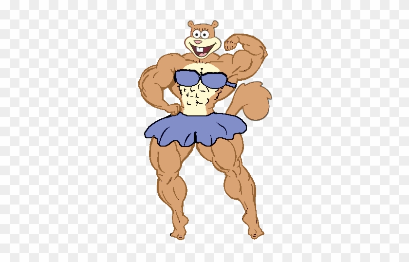 Muscle Sandy Flexing By Thefranksterchannel - Sandy Cheeks With Muscles #754830
