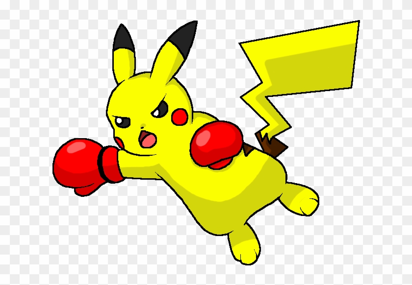 Punchy Pikachu By Kat-skittychu - Cartoon #754916