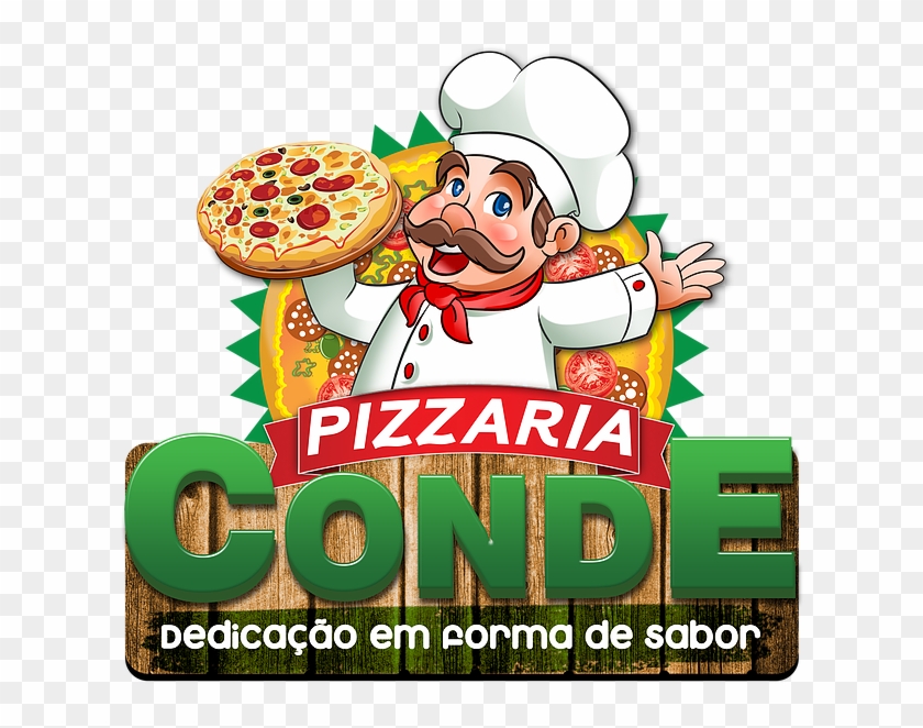 Logotipo Pizzaria Conde - Cartoon #755494