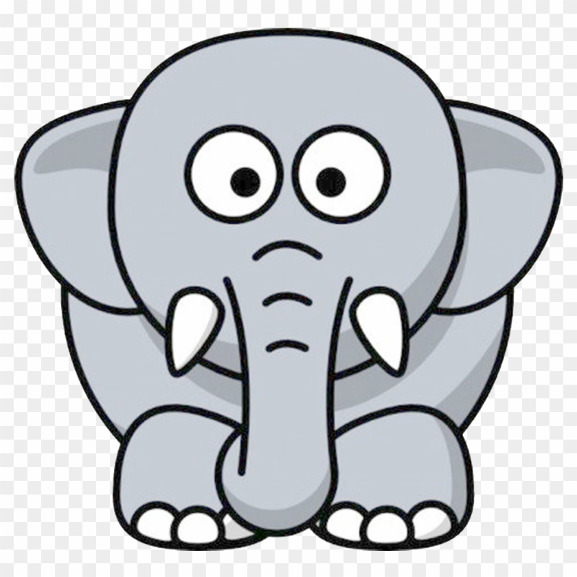 Cartoon Elephant Drawing Clip Art - Cartoon Elephant Drawing Clip Art #755823