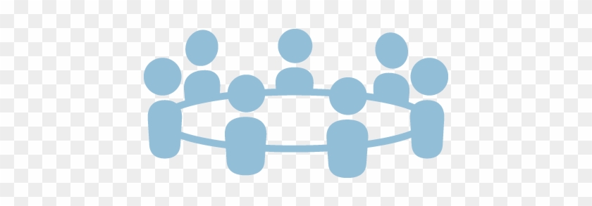 During These Interactive, Example Rich, One Day Workshops - Round Table Icon Png #756064