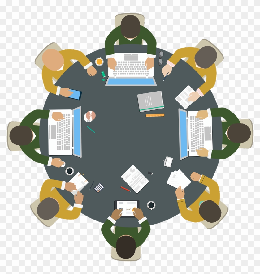 Mesa Redonda De Trabajo En Equipo #756127