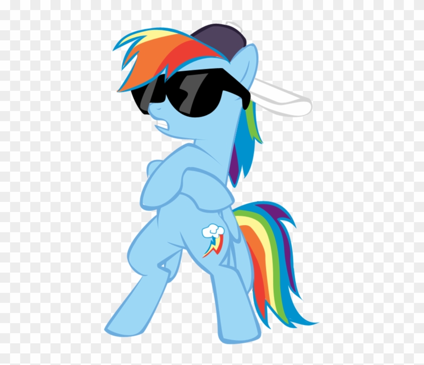 Rd Just Got 20 Percent Cooler By Hollow-whispers - Rainbow Dash With Sunglasses #756185