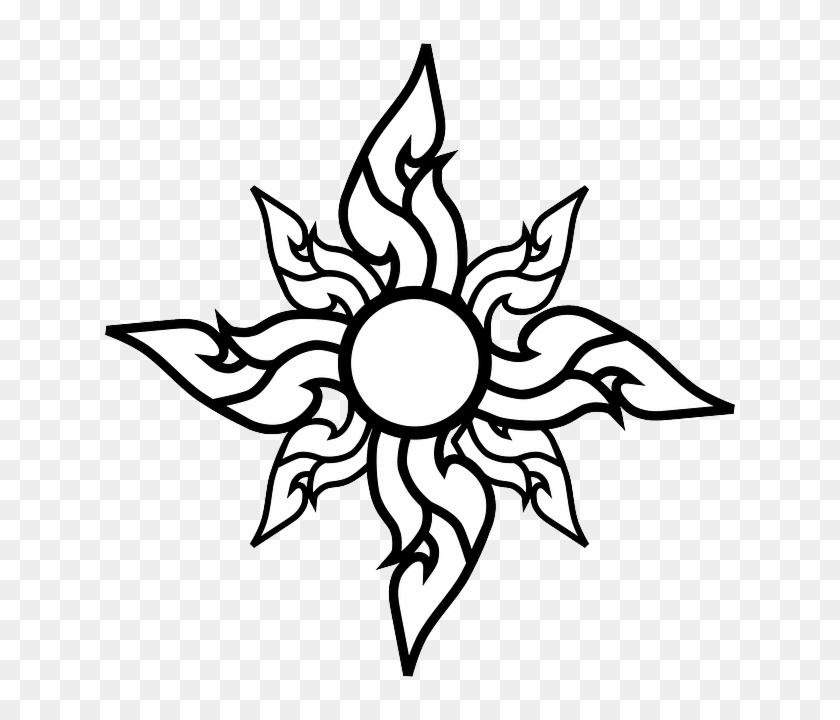 Flower Thai, Art, Thailand, Flower - Cool Star Outline #756444