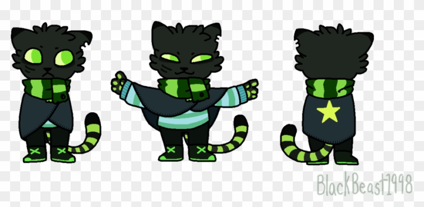 Raven Cat Nitw Style By Blackbeast1998 - Cartoon #756994
