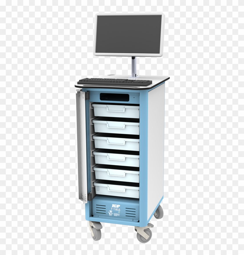 Slim Medication Computer Cart - Computer #757171