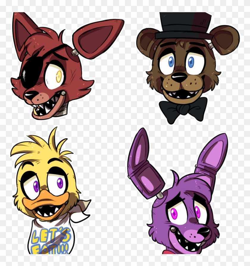 Lorelei Luetke - Fnaf Freddy Chica Bonnie Foxy Fan Art #757590
