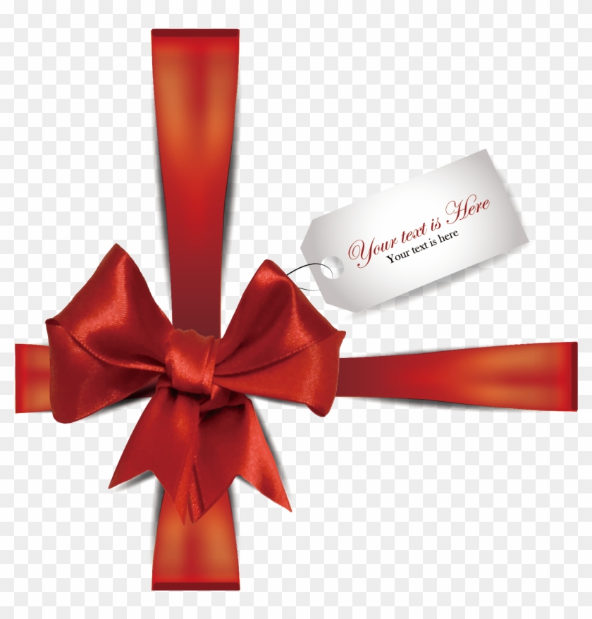 Ribbon Red - Vector Bow - Ribbon #757667