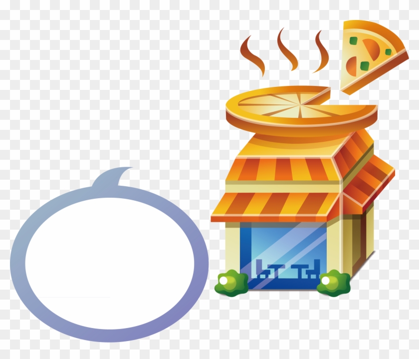 Pizza Cartoon Illustration - Cartoon #757785