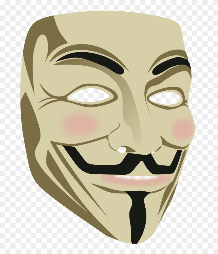 Guy Fawkes Mask - Guy Fawkes Mask Vector #757834