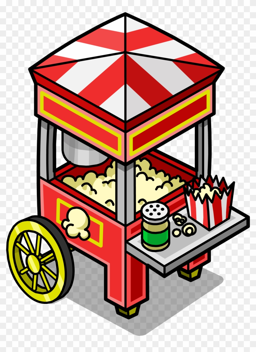 Popcorn Cart Sprite 002 - Popcorn Cart Sprite 002 #758272
