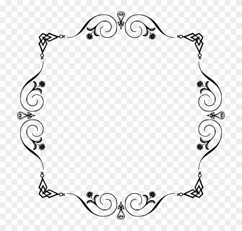 Elegant Border 17, Buy Clip Art - Elegant Border Frame Png #759042