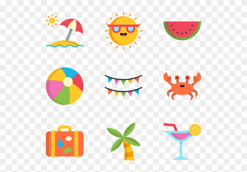 Summer 50 Icons - Summer Icon Transparent Background #759505