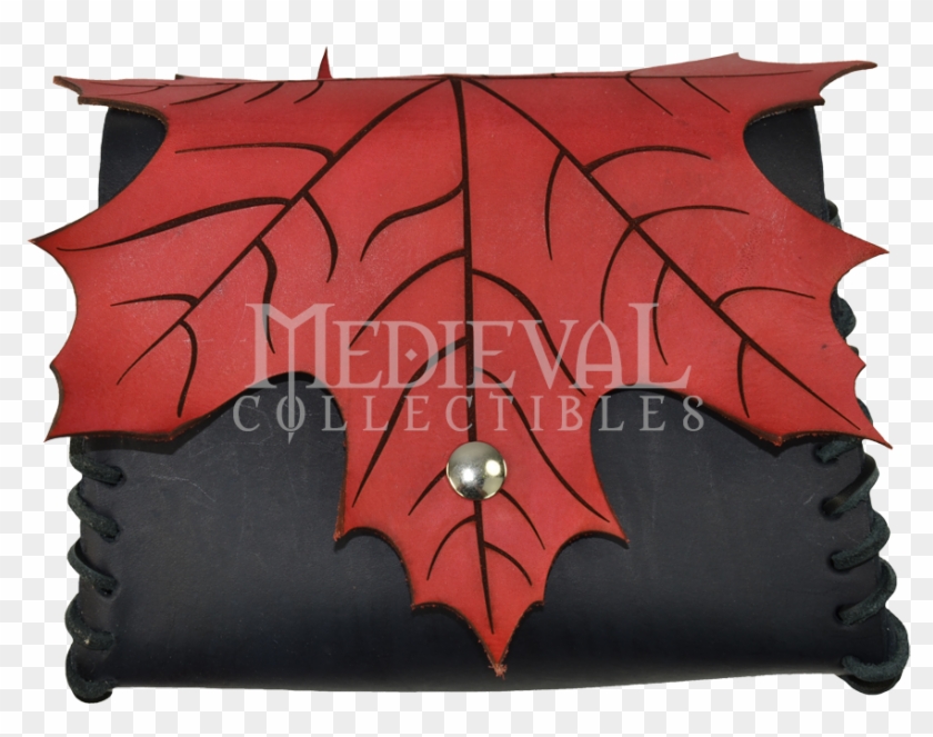 Elven Leaf Leather Pouch - Armor Venue: Elven Leaf Leather Pouch - Sporran Larp #759679