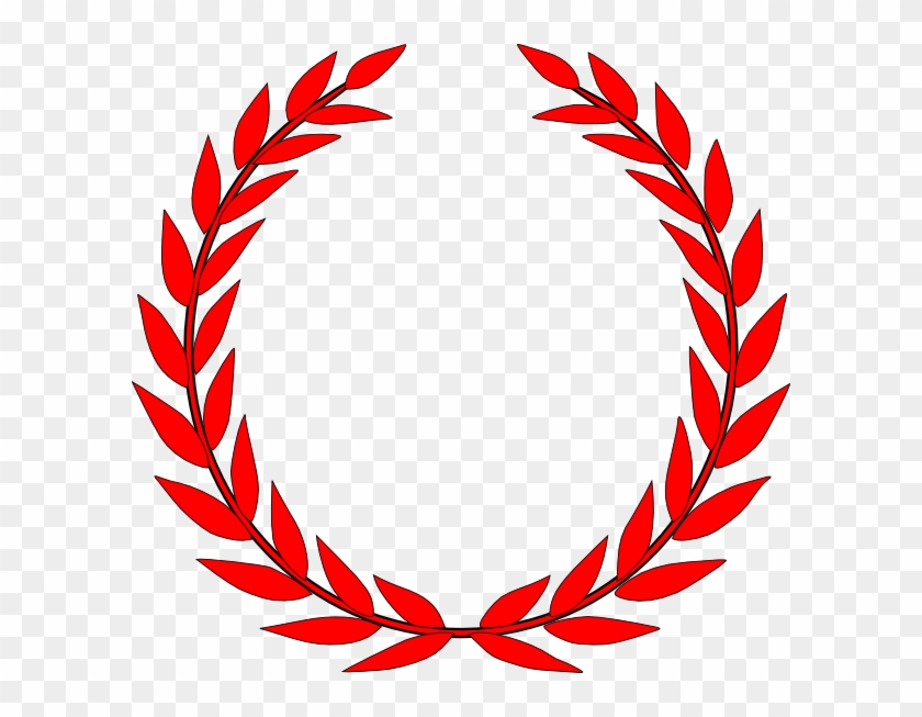 Red Laurel Wreath #760117